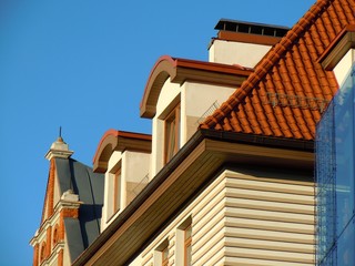 Red roof and dormers (Riga, Latvia)