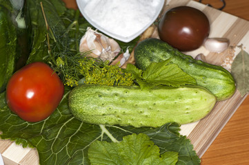 Vegetables and greens seasoning spices