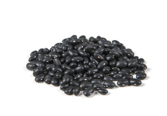 black-beans, isolated on white background