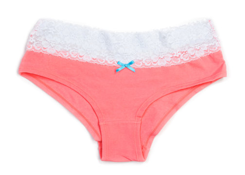 lacy pink panties