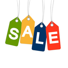 4 bunte Anh&auml;nger mit SALE
