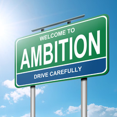 Ambition concept.