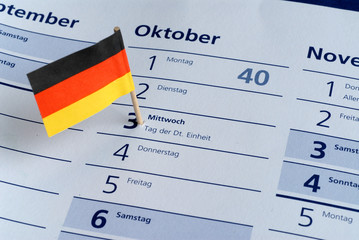 3.10.2012, Tag der Deutschen Einheit, Feiertag, Nationalfeiertag