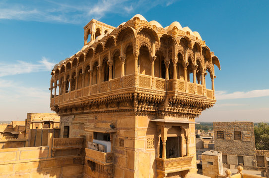 Haveli (mansion) in Jaisalmer, India.