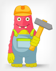 Funny Monster. Contractor.