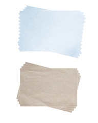 The texture of recycled paper for background