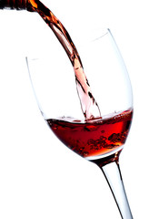 Wein einschenken