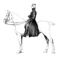 Militaria 19th century - Rider