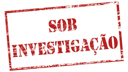 Carimbo desgastado - caso sob investiga&ccedil;&atilde;o