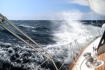 Photo sur Toile Segeln im Sturm