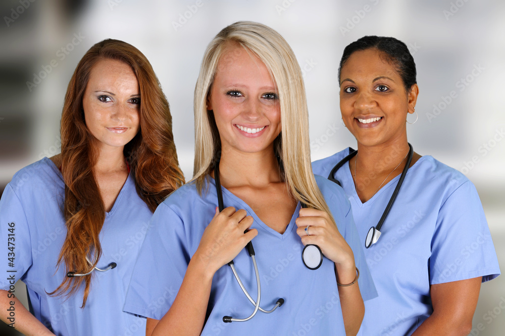 Wall mural Nurses