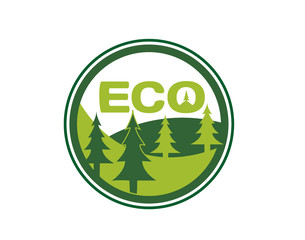 Logo Eco green forest