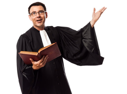lawyer man pleading