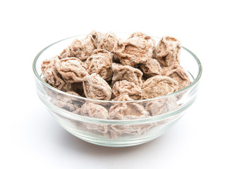 Salted Plum on a glass bowl