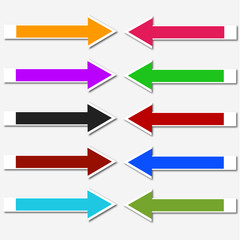 COLOR ARROWS STICKER SET