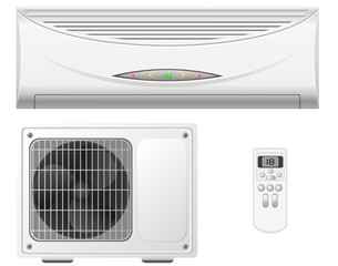 air conditioning split system illustration