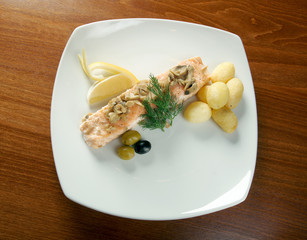 Salmon  with potato