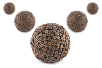 Balls of coffee