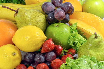 Healthy and Natural Food: Fruit and Vegetables
