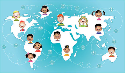 Kids connected worldwide © vanda