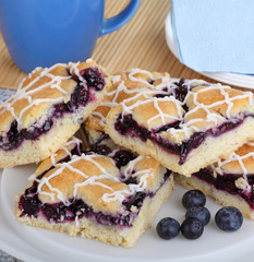 Blueberry Cake Bars