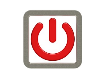 Red Power Button