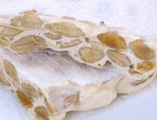 Turron. Tipical Christmas candy in Spain.