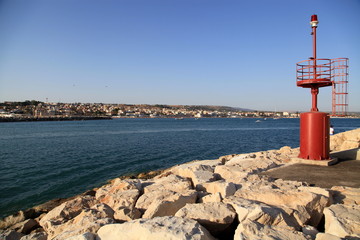 Fanale del porto di Marina di Ragusa.