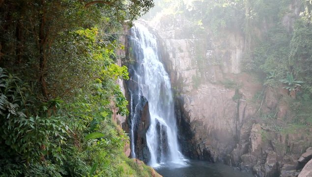 Haew Narok waterfall kao yai national park World Heritage.