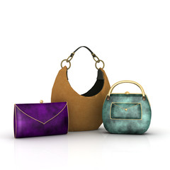 Drei Handtaschen