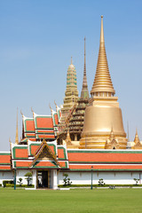 Wat Phra Kaeo is a popular tourist attraction for foreigners.