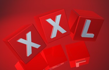 Fototapeta premium 3D Fallende Wuerfel - XXL XIV