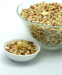 Organic Food; Organic Rice in Bowl