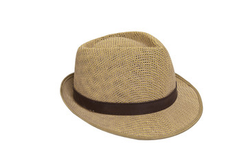 Hat on white background