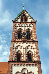 Fototapeta na wymiar Freiburg , Herz-Jesu Kirche