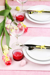 Easter table setting