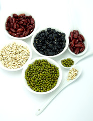 Organic Food - Red Kidney Bean; Job's Tears; and Green Bean 