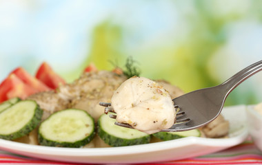 delicious dumpling close-up