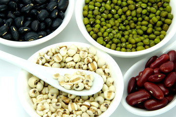 Organic Food - Red Kidney Bean; Job's Tears; and Green Bean 