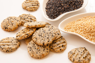Sesame cookies