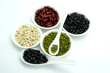 Organic Food - Red Kidney Bean; Job's Tears; and Green Bean 