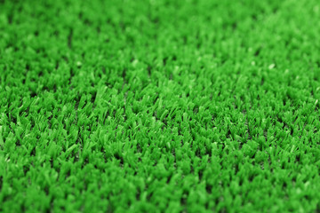 backgrounnd of artificial green grass