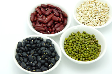 Organic Food - Red Kidney Bean; Job's Tears; and Green Bean 