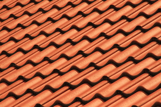 Rote Dachziegel