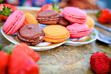 macaroon on the table