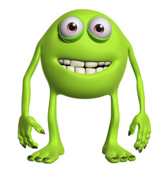 cartoon monster
