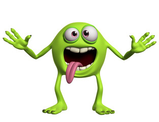 cartoon monster