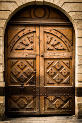 wooden door
