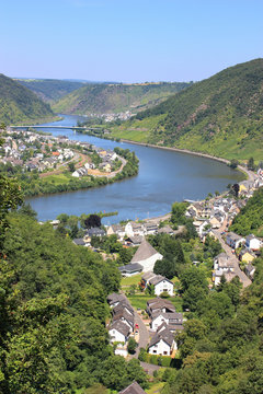 Mosel (vorne Brodenbach, links L&ouml;f) - 2012