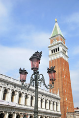 Fototapeta premium Venice, Piazza san Marco Campanile